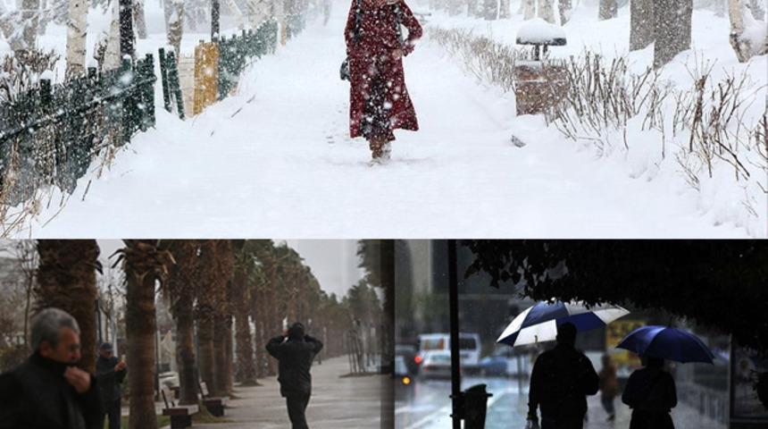Meteoroloji açıkladı! Birçok il için kar uyarısı (22 Mart yurtta hava durumu)