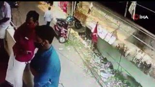 Korkunç! Bayılan adam balkondan düşerken son anda kurtarıldı