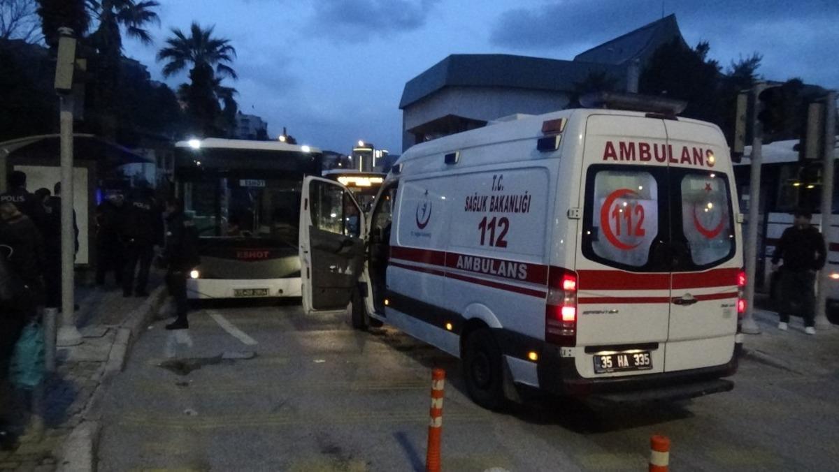 İzmir&rsquo;de otob&uuml;ste HES kodu tartışmasında kan aktı