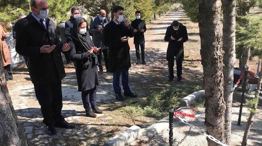 &Ccedil;avdarhisar&rsquo;da şehit mezarları ziyaret edildi