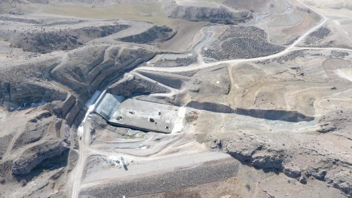 İnandık barajı &ccedil;alışmaları devam ediyor