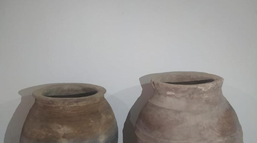 Kapadokya&rsquo;da ka&ccedil;ak kazıda &ccedil;ıkartılan 2 adet k&uuml;p ele ge&ccedil;irildi