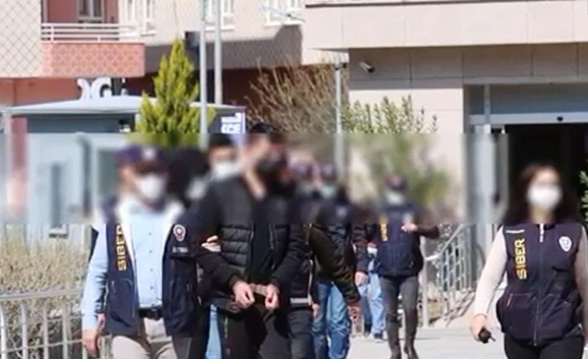 Batman&rsquo;da siber dolandırıcılık operasyonu: 9 g&ouml;zaltı