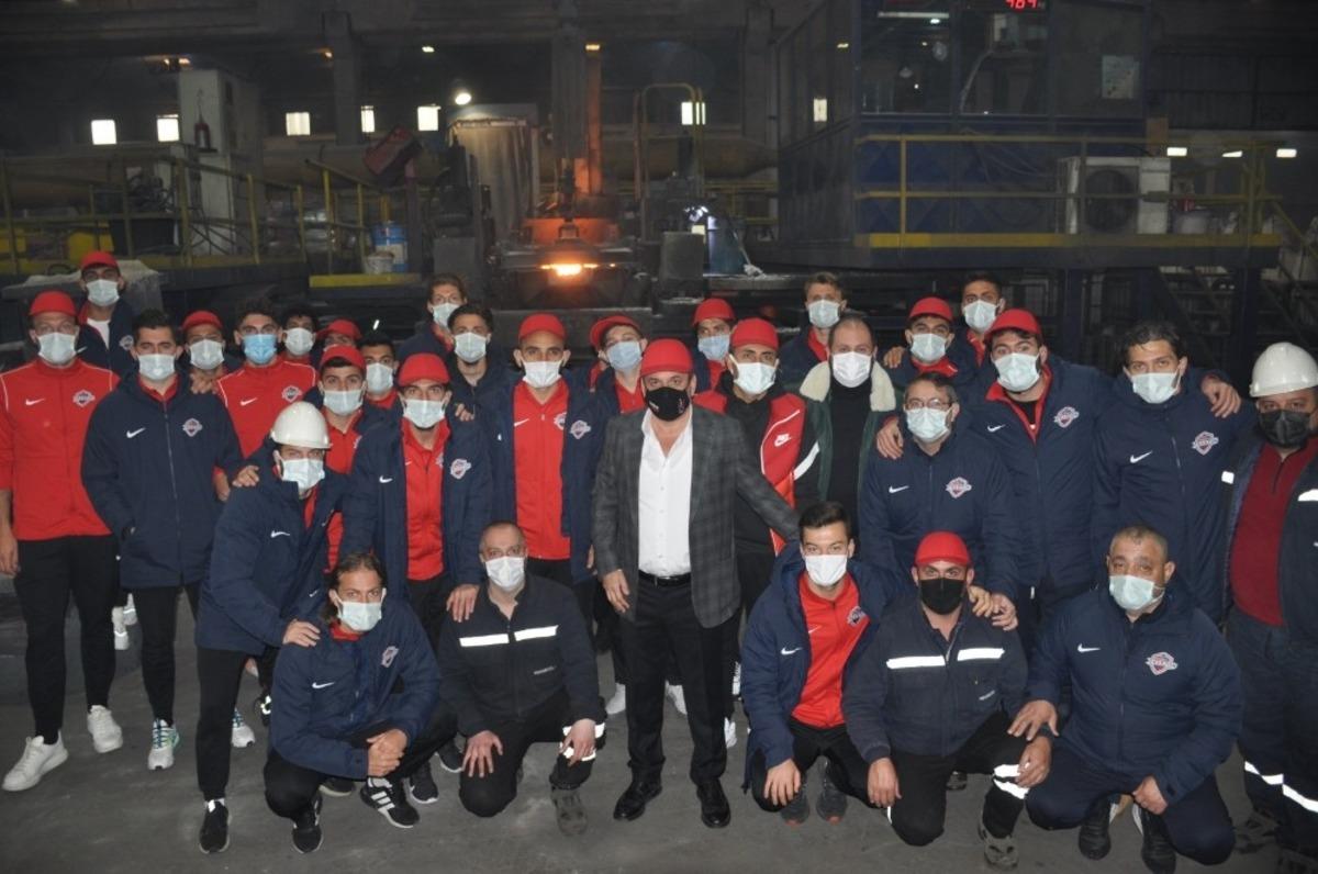 Hekimoğlu Trabzon FK, Hekimoğlu D&ouml;k&uuml;m Fabrikası&rsquo;nı gezdi