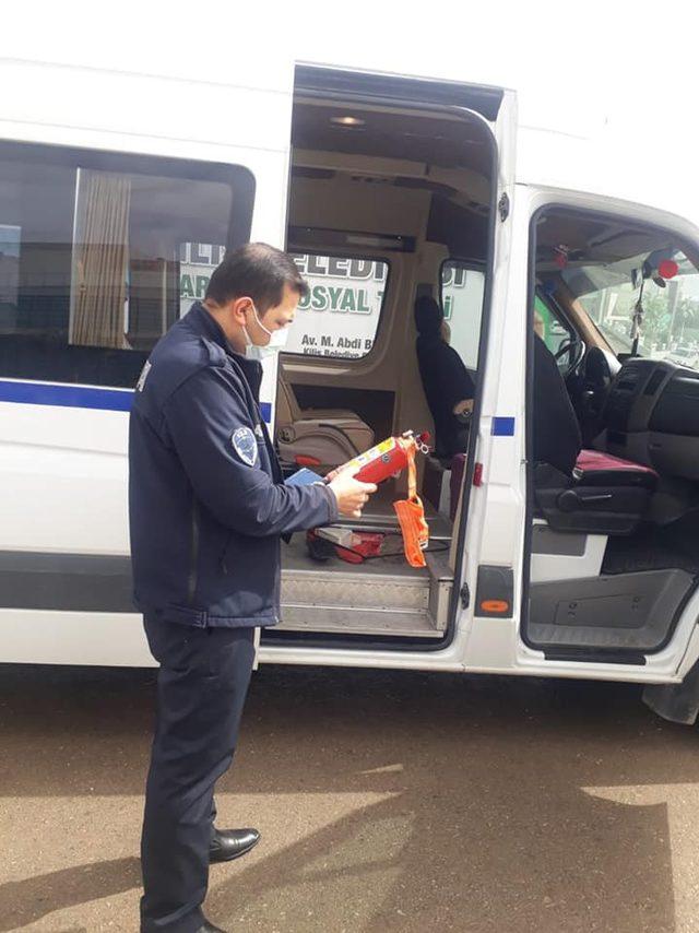 Kilis’te servisler denetlendi