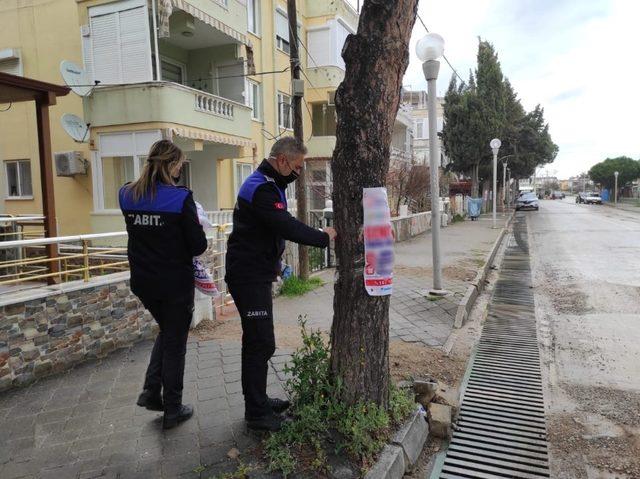 Burhaniye’de izinsiz afişe geçit yok