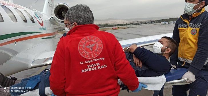 Uçak ambulans Hızır gibi yetişti G1