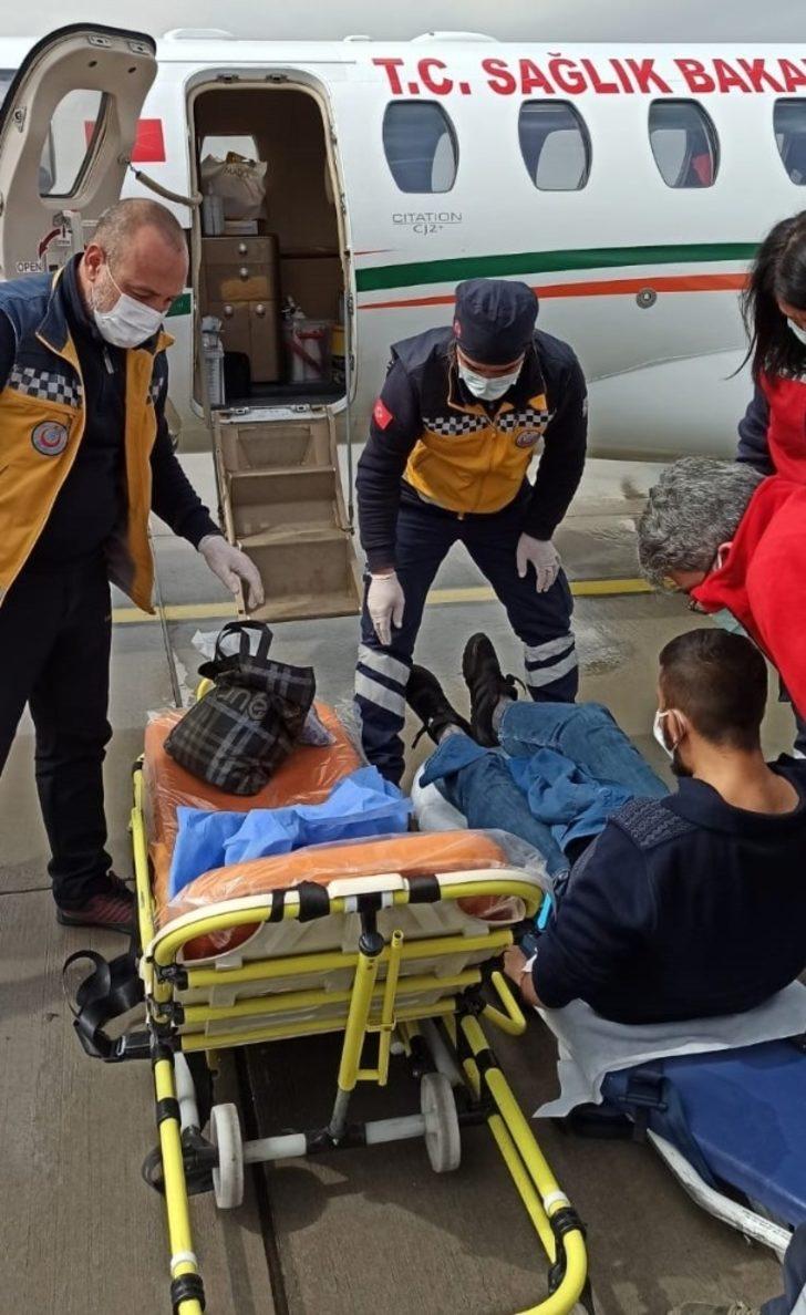 Uçak ambulans Hızır gibi yetişti G4