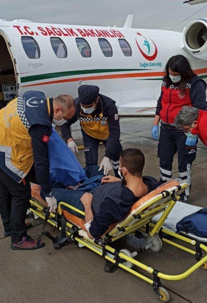 Uçak ambulans Hızır gibi yetişti G5