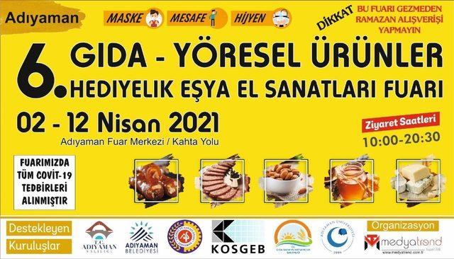 Gıda, Yöresel Ürünler, Hediyelik Eşya, El Sanatları Fuarı yapılacak