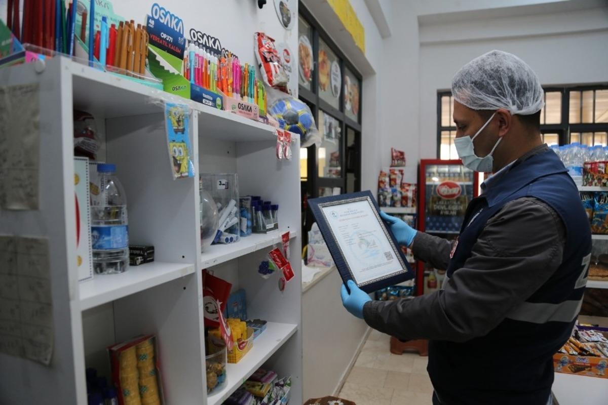 Pamukkale&rsquo;deki okullarda korona vir&uuml;s denetimi