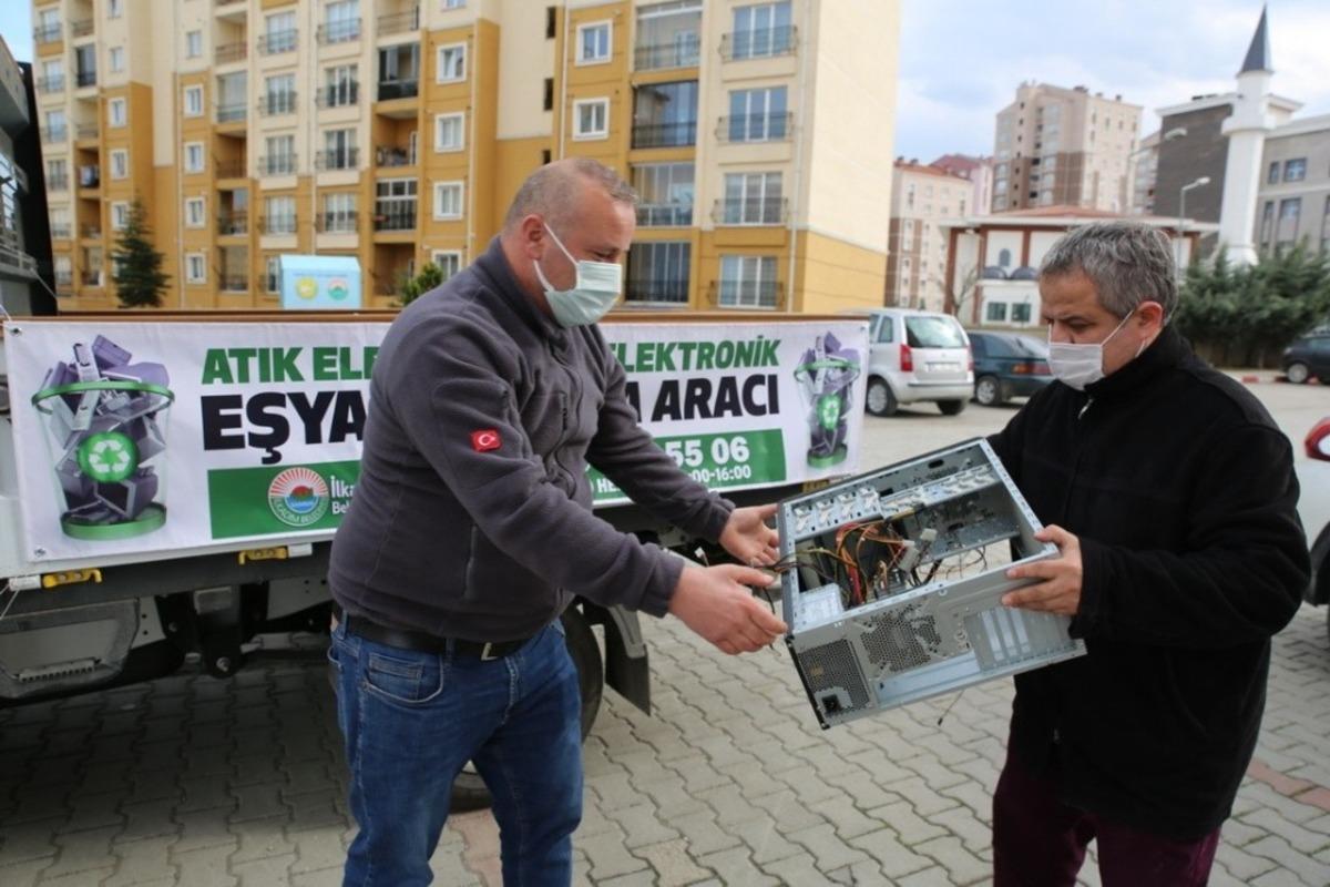 İlkadım&rsquo;dan elektronik atıkları geri d&ouml;n&uuml;ş&uuml;me kazandıracak proje