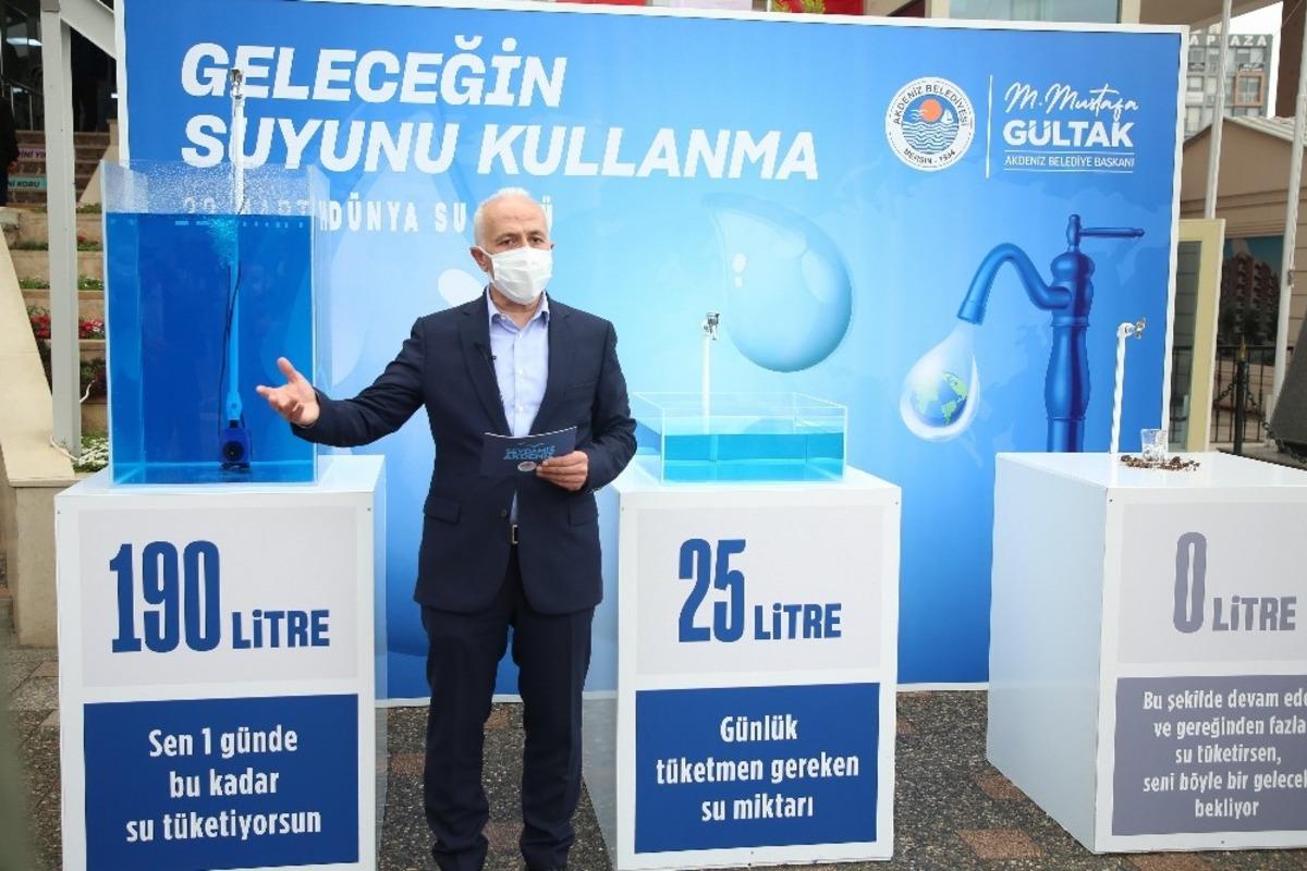 Başkan G&uuml;ltak&rsquo;tan &ccedil;ağrı: &ldquo;Suyumuza sahip &ccedil;ıkalım, su israfından ka&ccedil;ınalım&rdquo;