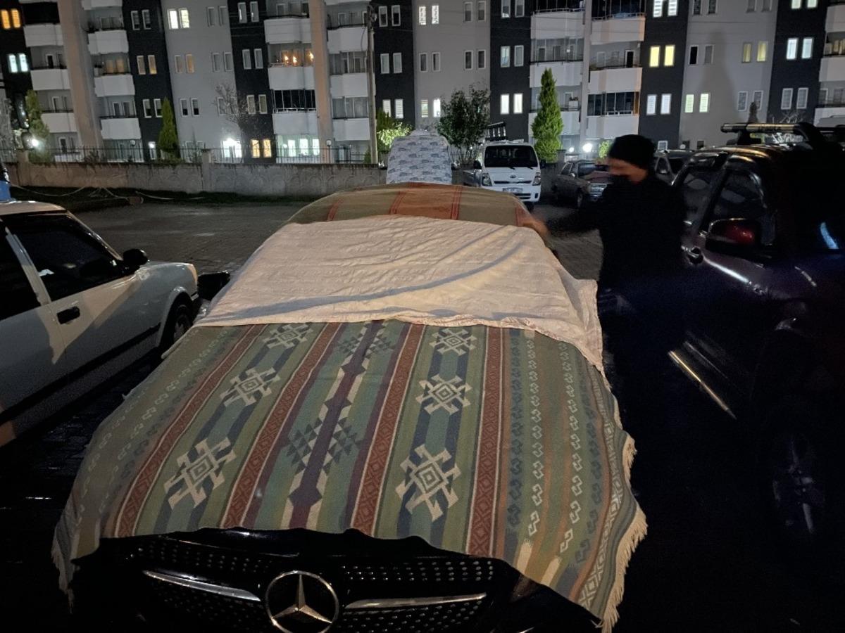 Fatsa&rsquo;da doluda ara&ccedil;lar zarar g&ouml;rd&uuml;