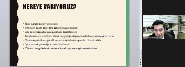 “Psikolojik-Ailevi Etkenler ve Uyum Sağlama” başlıklı söyleşi gerçekleştirildi