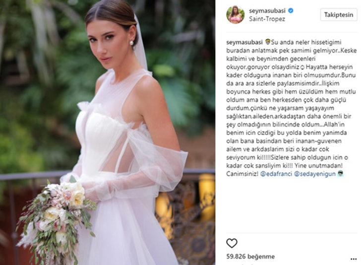 İşte Şeyma Subaşı'nın gelinliği G3