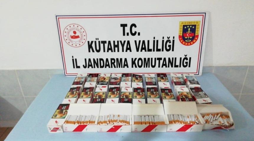 K&uuml;tahya&rsquo;da 5 bin 200 adet makaron ele ge&ccedil;irildi