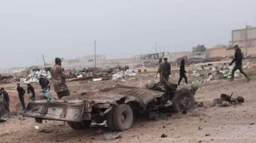 Resulayn&rsquo;da bomba y&uuml;kl&uuml; ara&ccedil; patladı: 1 &ouml;l&uuml;