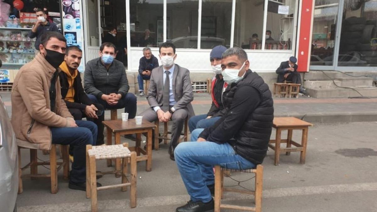 Kaymakam ve Belediye Başkan Vekili Beşikci, esnafla bir araya geldi