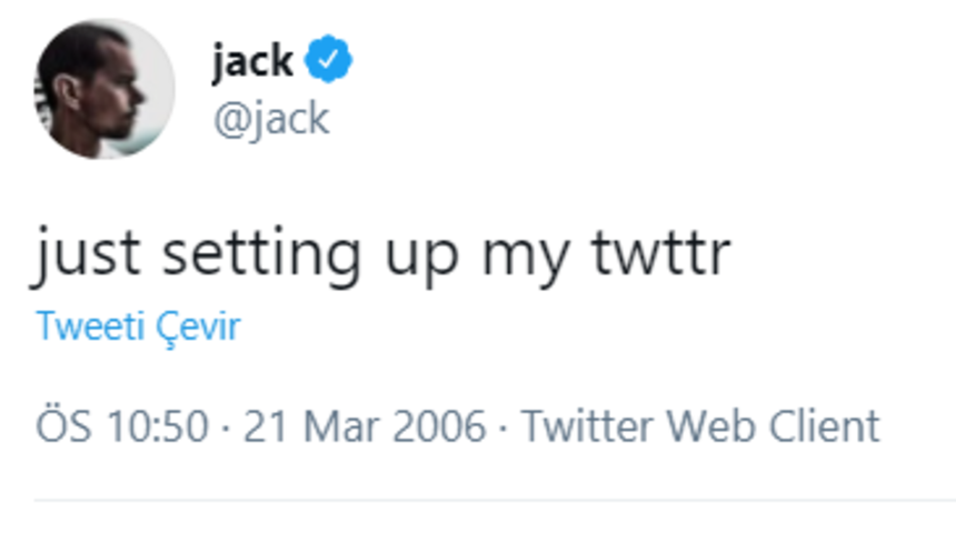 Twitter'dan atılan ilk tweet'in sahibi bir Türk oldu! Fiyatı dudak uçuklattı