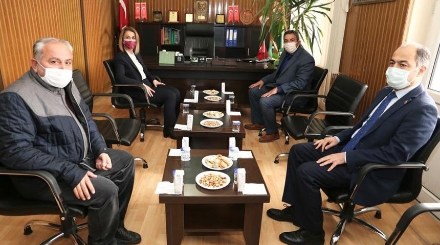 Vali Becel, Ziraat Odası Başkanı Kaya&rsquo;yı ziyaret etti