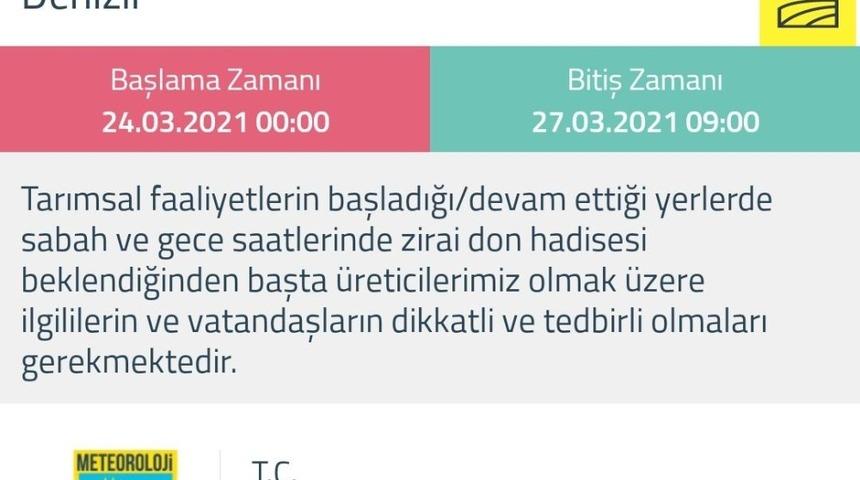 Denizli&rsquo;de zirai dona karşı &uuml;reticiler uyarıldı