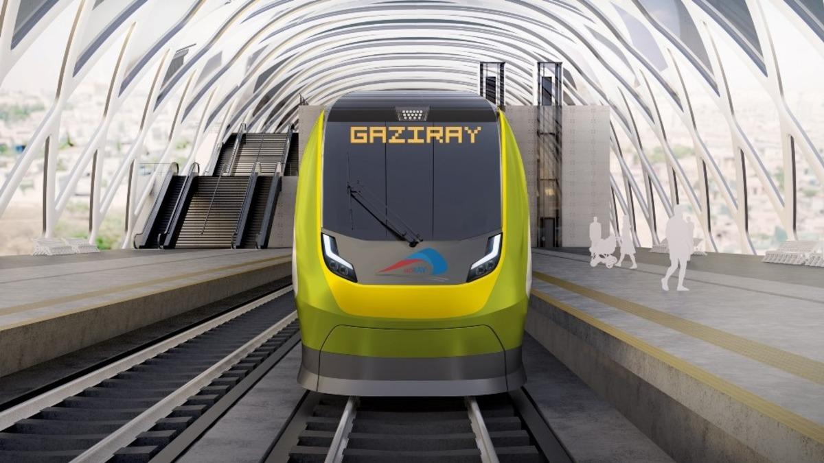 Gaziray metronu sen se&ccedil;