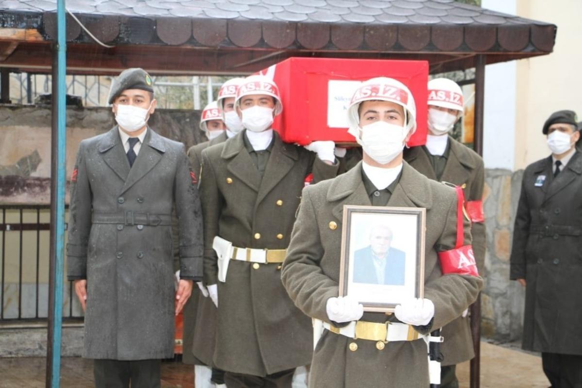 Kıbrıs Gazisi, askeri t&ouml;renle son yolculuğuna uğurlandı