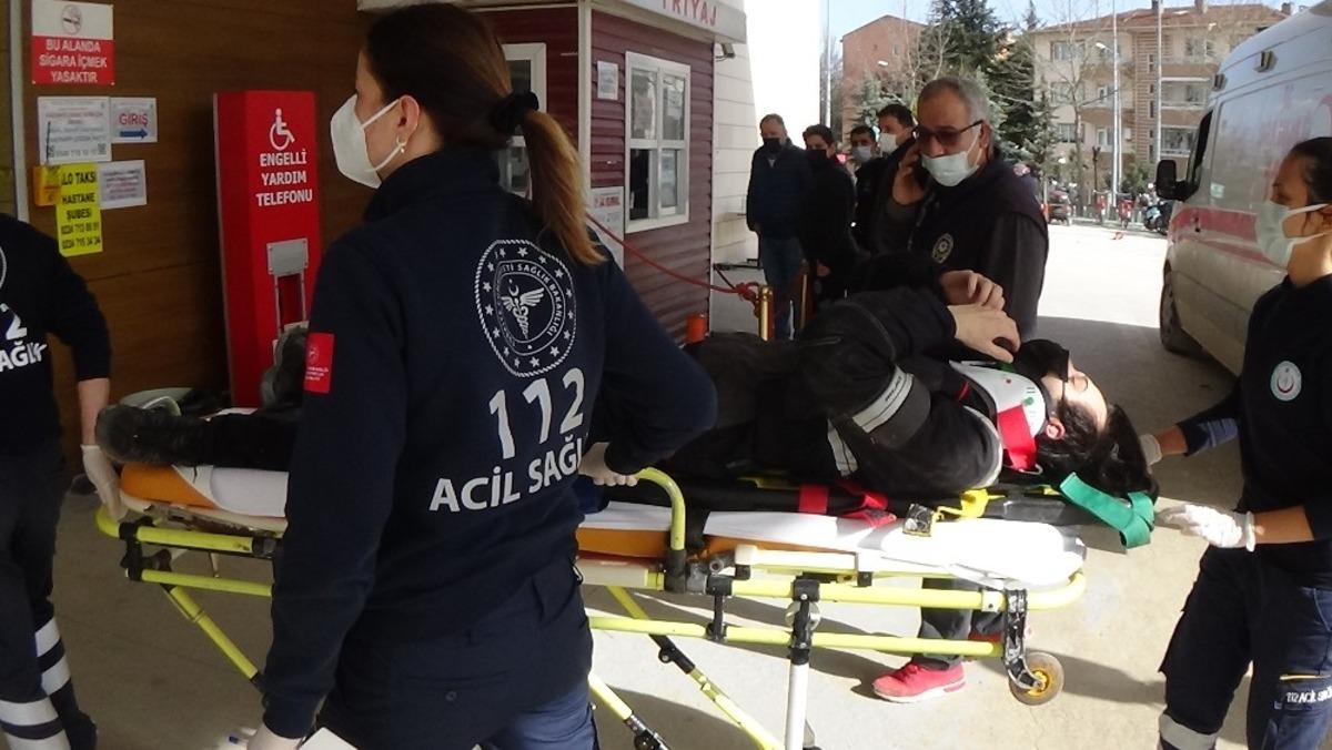 İki farklı kazada 2 motosiklet s&uuml;r&uuml;c&uuml;s&uuml; yaralandı