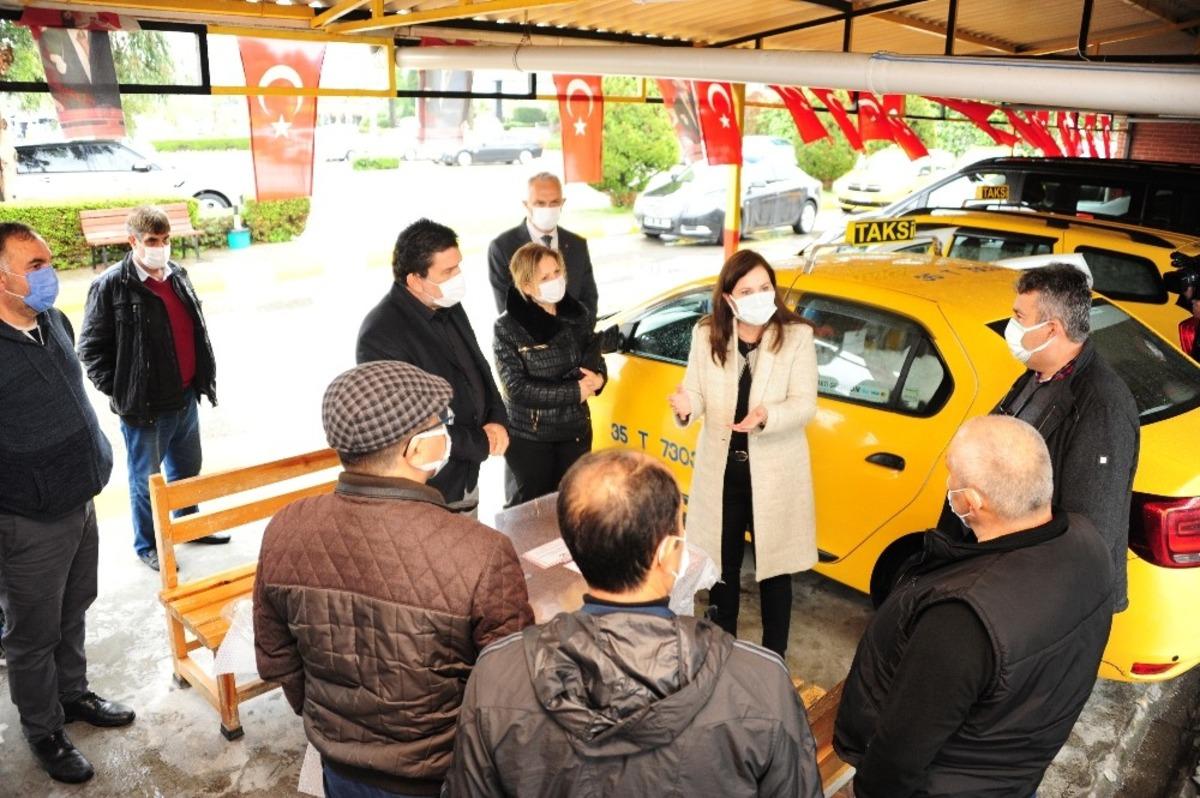 Bal&ccedil;ova&rsquo;da taksilere vir&uuml;s koruması