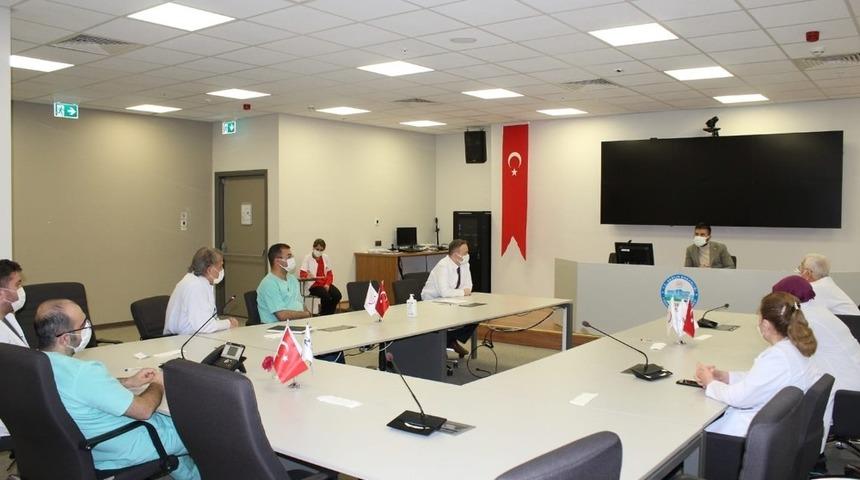 Pandemi kurul toplantısı d&uuml;zenlendi