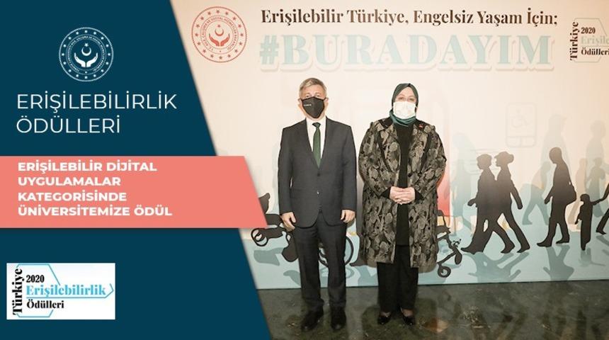 Anadolu &Uuml;niversitesi, &ldquo;Dijital Uygulamalar Kategorisi&rdquo;nde erişilebilirlik &ouml;d&uuml;l&uuml;ne layık g&ouml;r&uuml;ld&uuml;