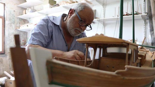 Maket gemiler öksüz kaldı