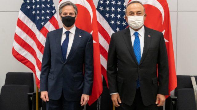Çavuşoğlu ve Blinken NATO'da görüştü