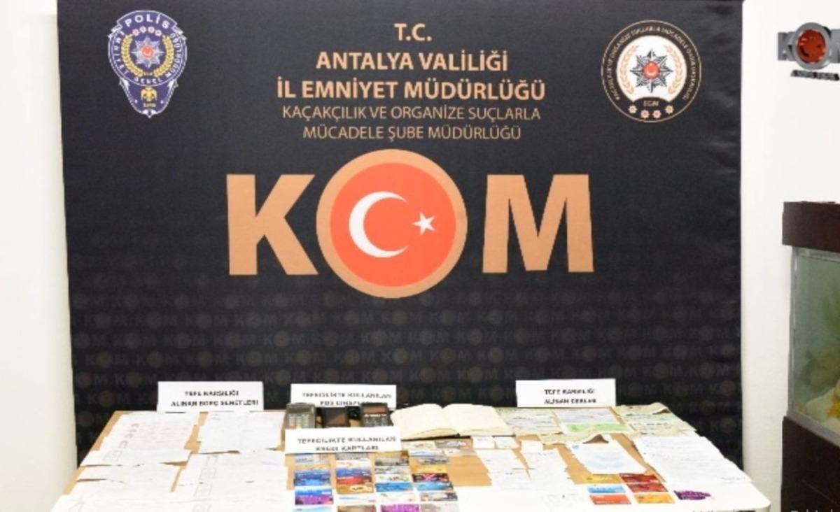 Antalya&rsquo;da 65 kişiyi mağdur eden 9 tefeci tutuklandı