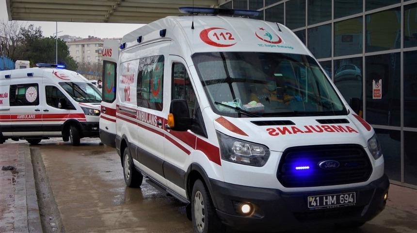 Ayağını makineye kaptıran iş&ccedil;i hastanelik oldu