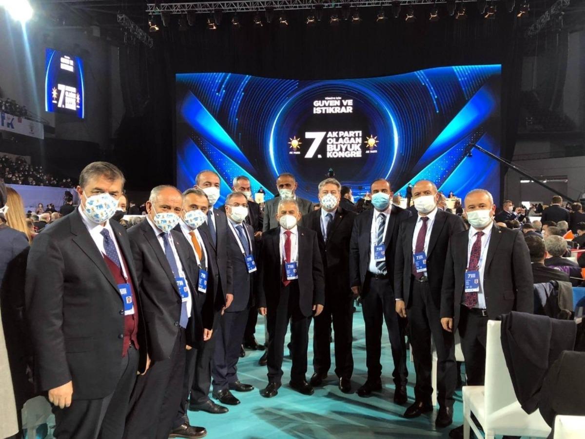 Başkan B&uuml;y&uuml;kkılı&ccedil;  AK Parti 7. Olağan B&uuml;y&uuml;k Kongresi&rsquo;ne katıldı