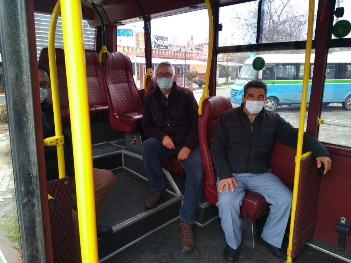 Dolmuşlara korona vir&uuml;s denetimi