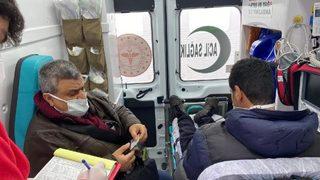 Test yaptırıp, yola çıkan baba- oğul, pozitif sonuçları yolcu otobüsünde öğrendi