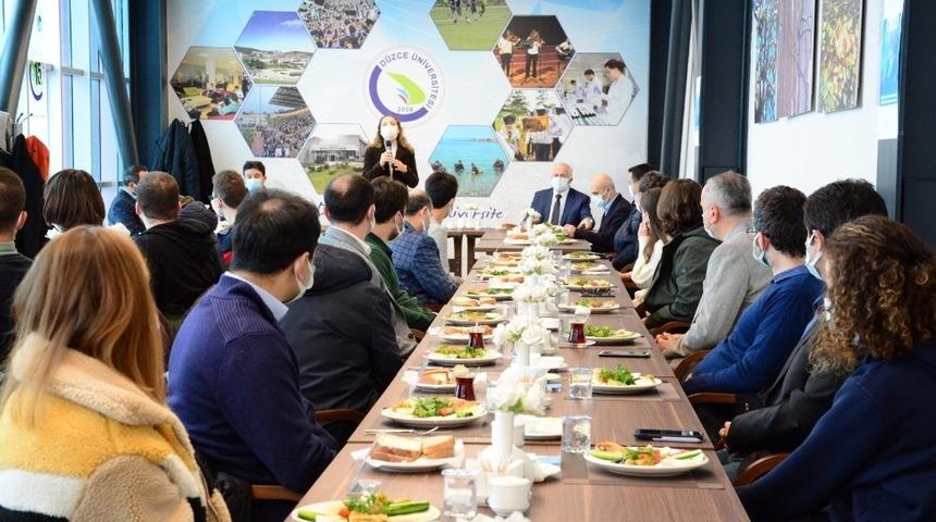 Rekt&ouml;r Teknofest takımlarıyla bir araya geldi