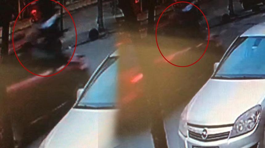 Çarptığı kadın metrelerce savruldu, o arkasına bile bakmadı!