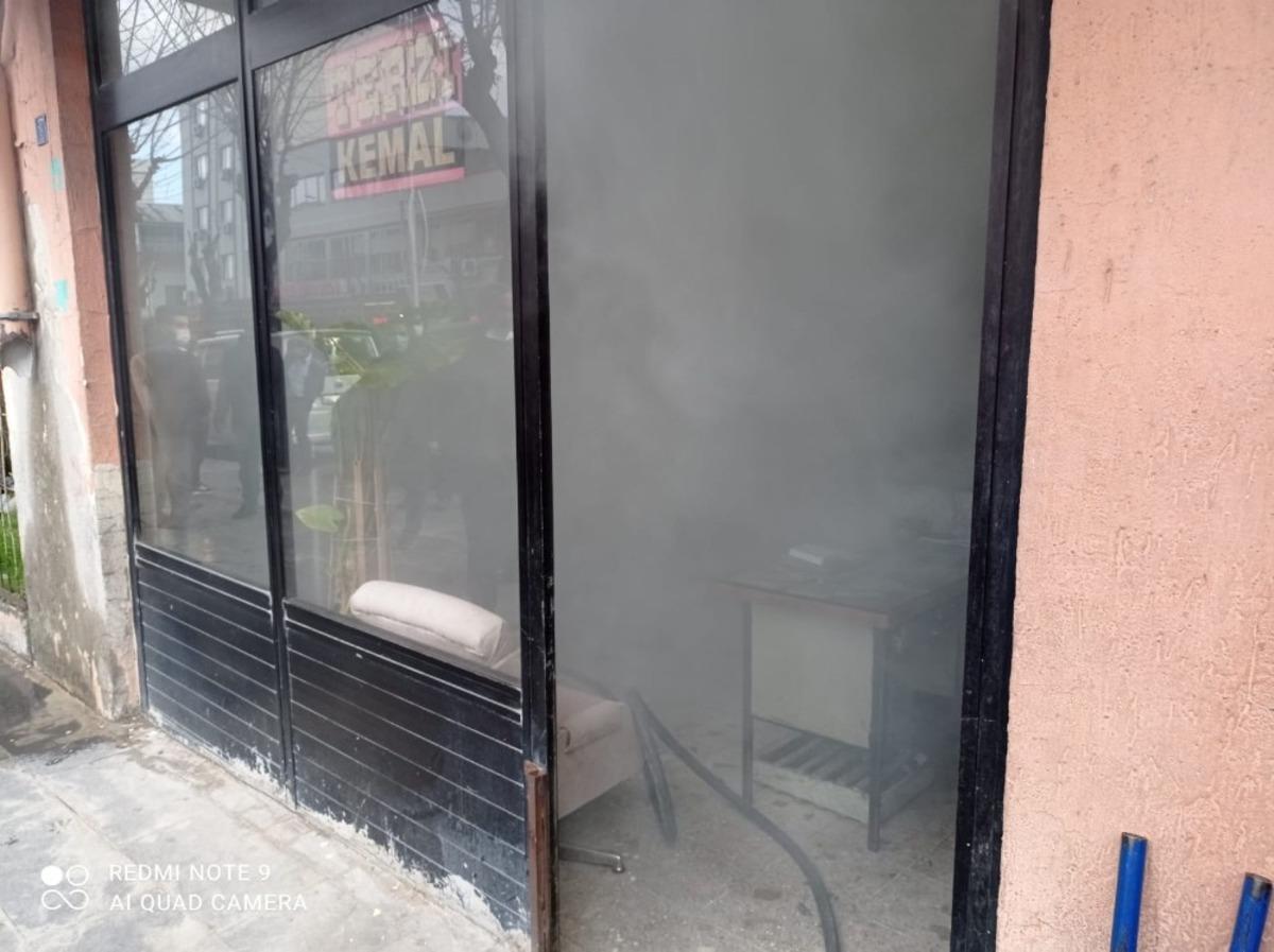 Siirt&rsquo;te iş yerinde &ccedil;ıkan yangın korkuttu