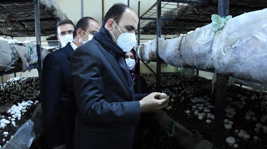 Başkan Altay: "Ak&ouml;ren&rsquo;i mantarda ve susamda markalaştırmak i&ccedil;in &ccedil;alışıyoruz&rdquo;