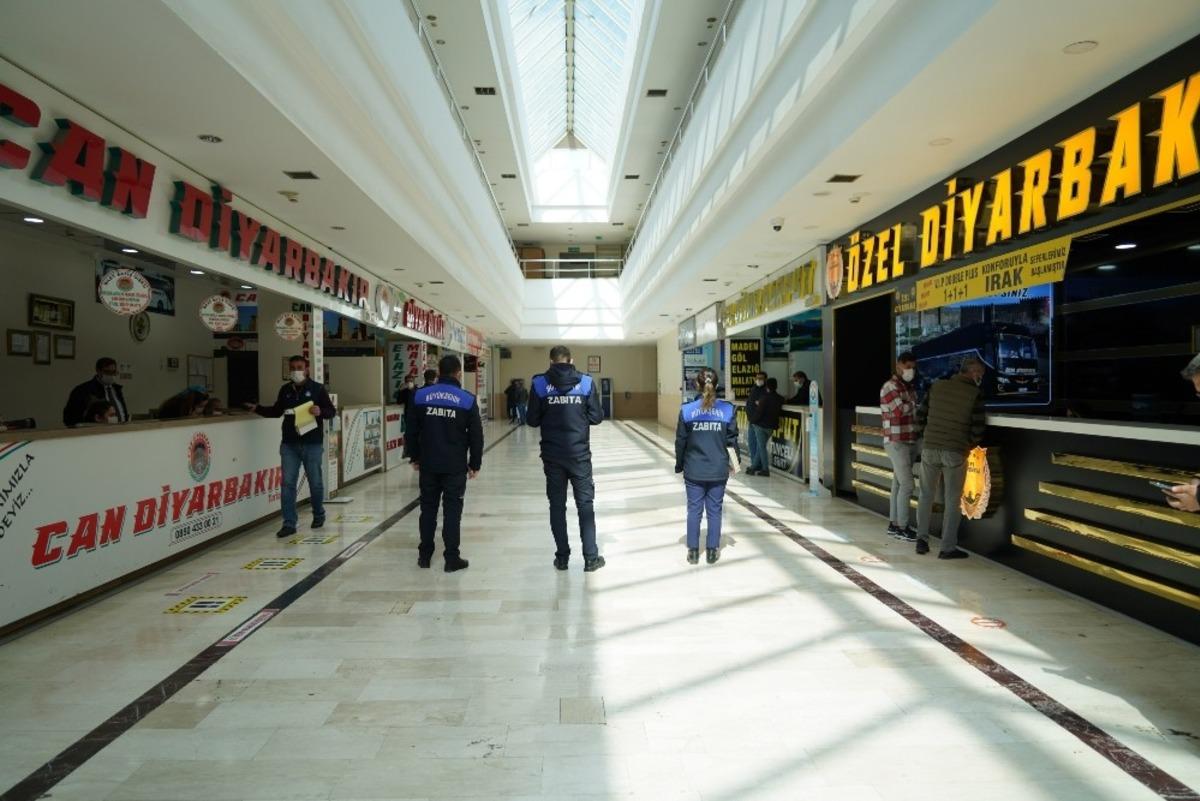 Diyarbakır&rsquo;da zabıta ekipleri otogar esnafına bilgilendirdi