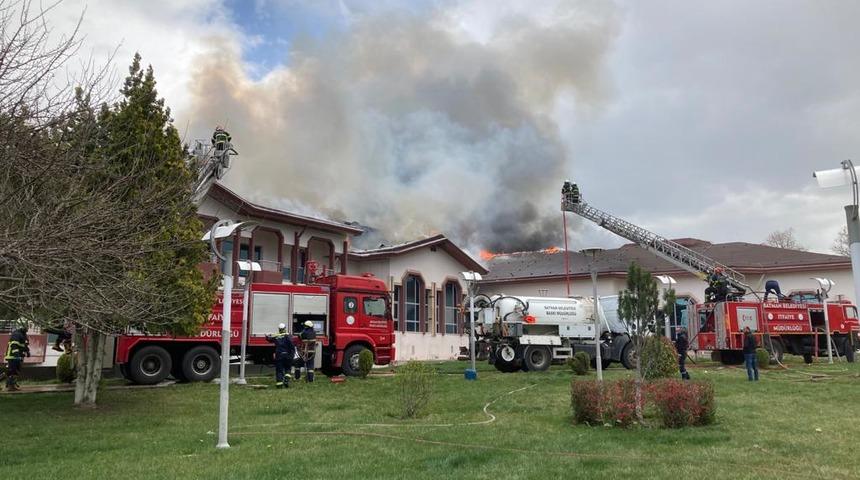 Son Dakika: TPAO Batman Bölge Müdürlüğü'nde yangın