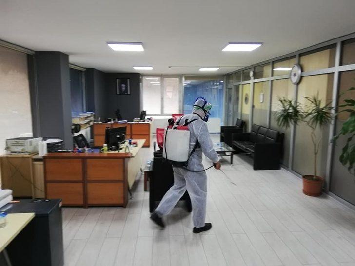 Ticaret ve Sanayi Odası dezenfekte edildi G5
