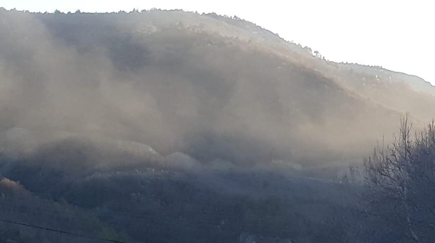 Bir ilçeyi isyan ettiren olay! Gökyüzü toz bulutuyla kaplı