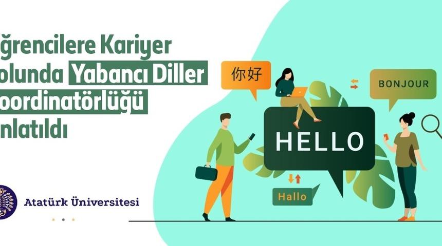 &Ouml;ğrencilere kariyer yolunda yabancı diller koordinat&ouml;rl&uuml;ğ&uuml; anlatıldı