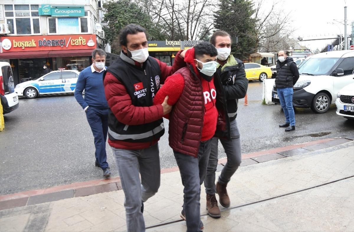 Engelli genci &ouml;ld&uuml;resiye d&ouml;ven şahıs emniyete b&ouml;yle getirildi