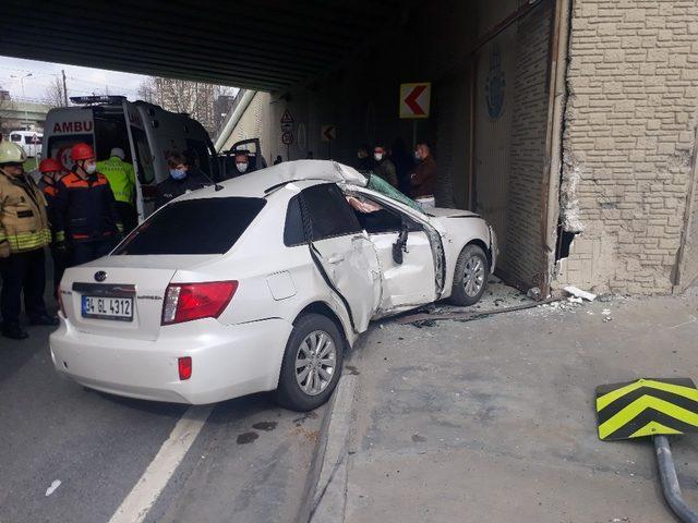 Yeşilköy’de trafik kazası: 1 yaralı